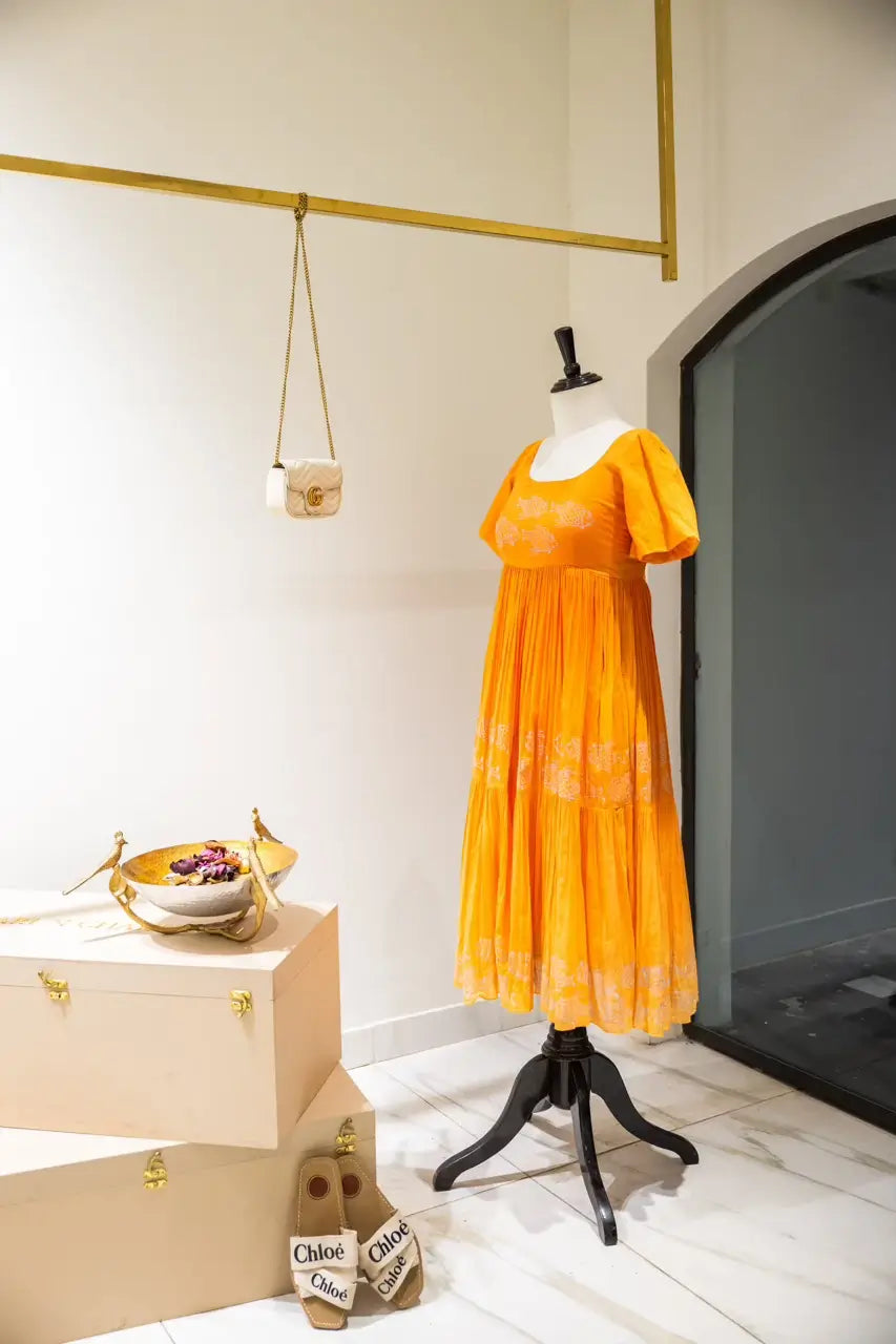 Tangerine Tide Dress