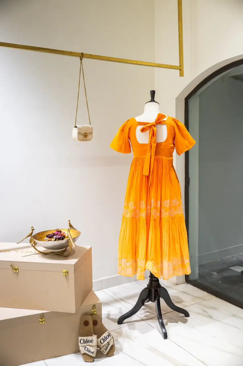 Tangerine Tide Dress