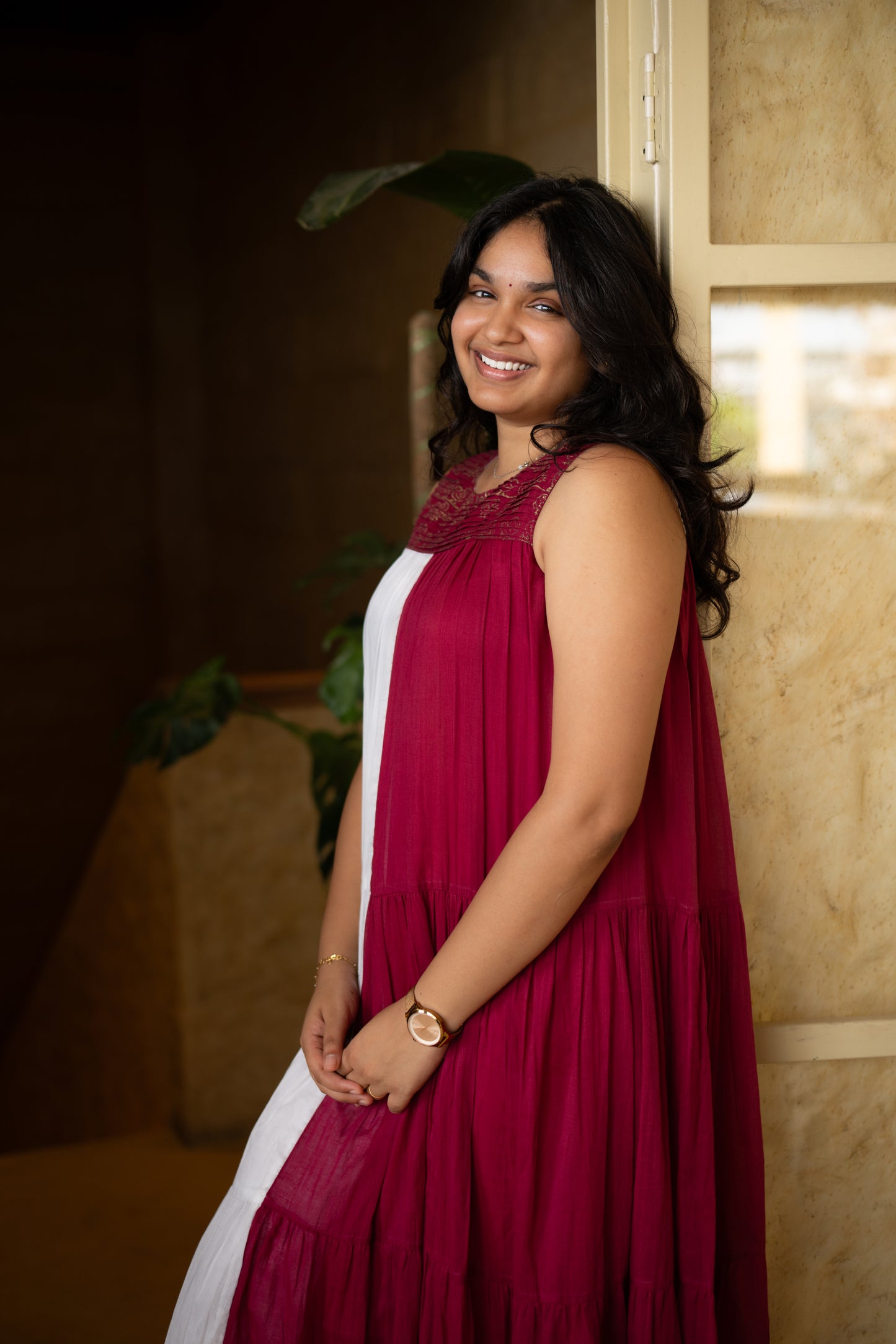 Two-Tone Song Dress