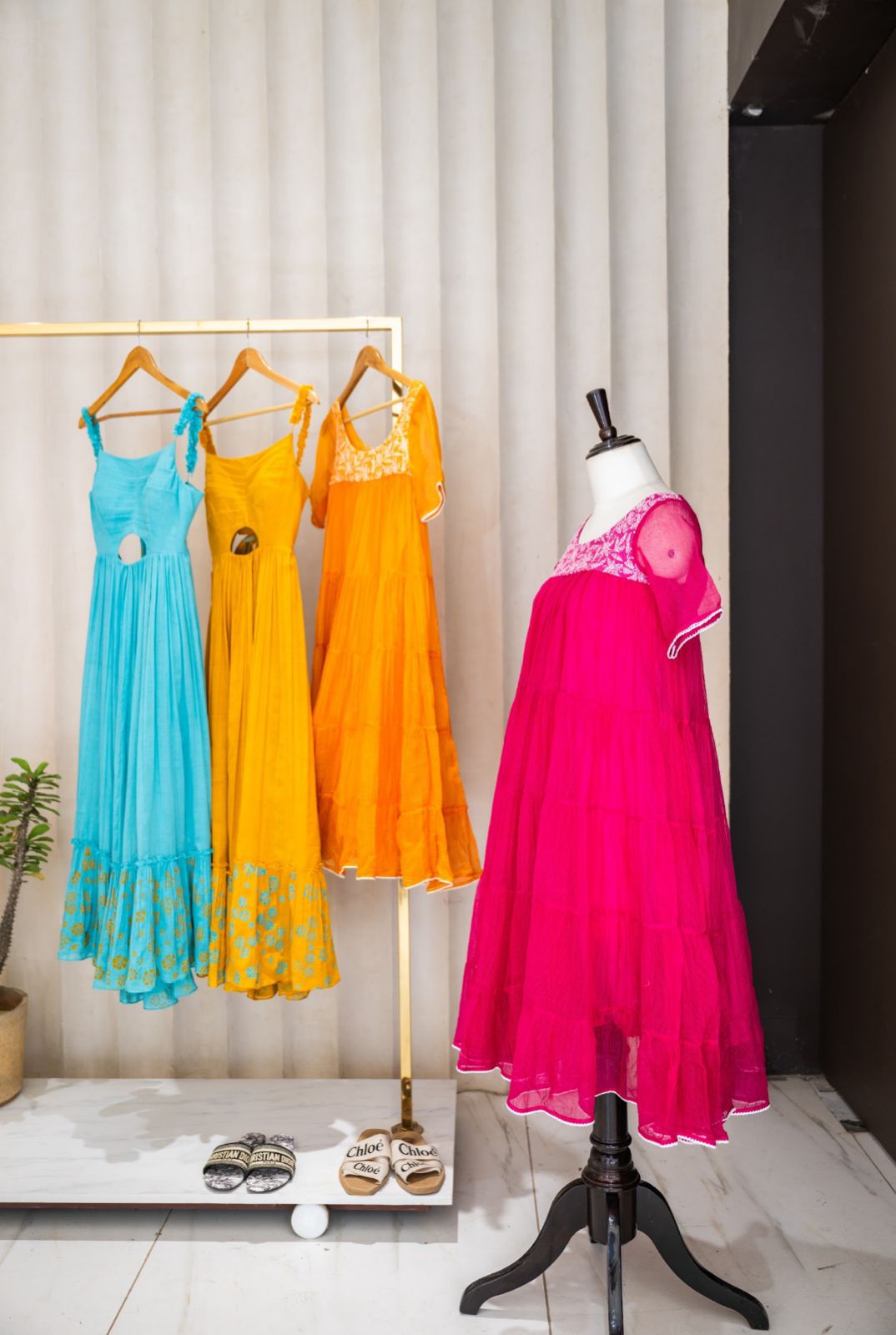 Orange Mirage Dress