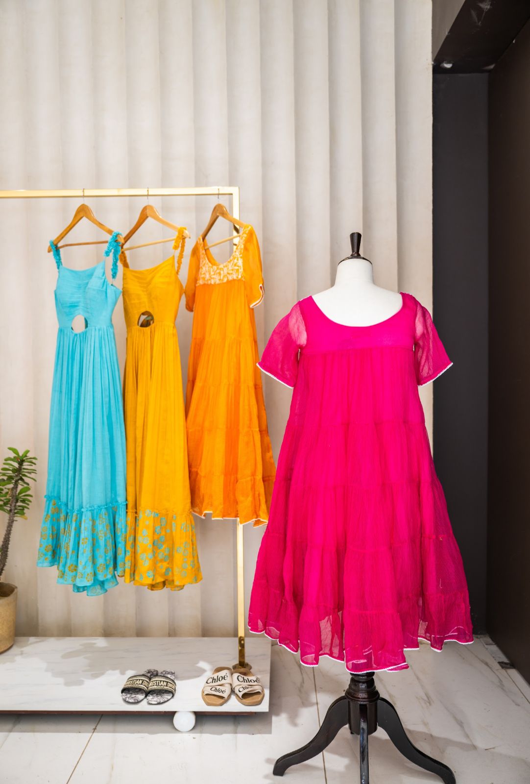 Orange Mirage Dress