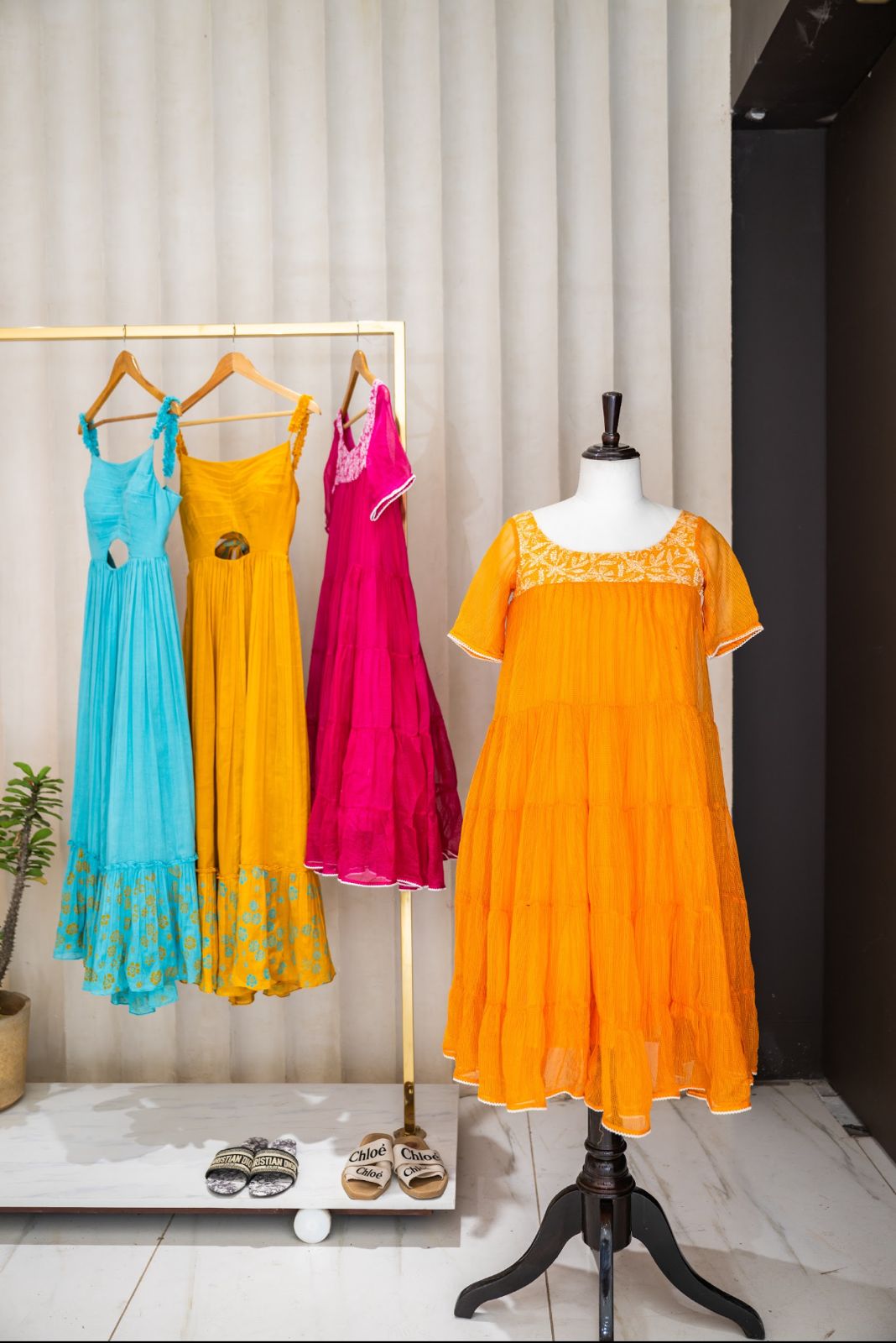 Orange Mirage Dress