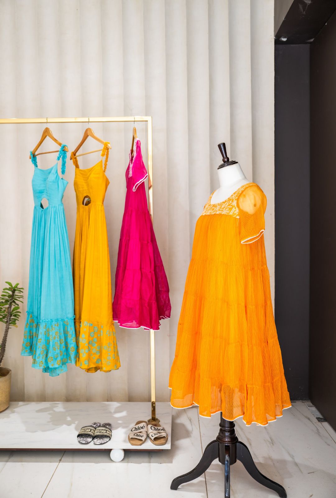 Orange Mirage Dress
