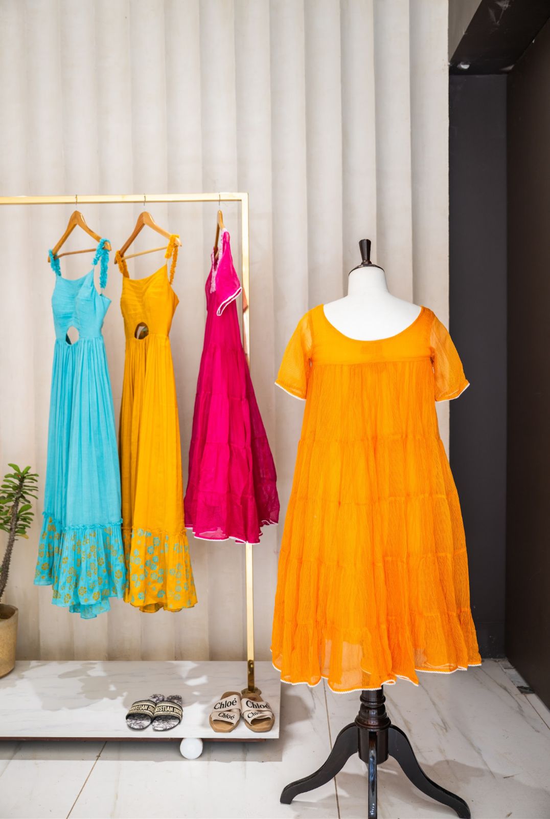 Orange Mirage Dress