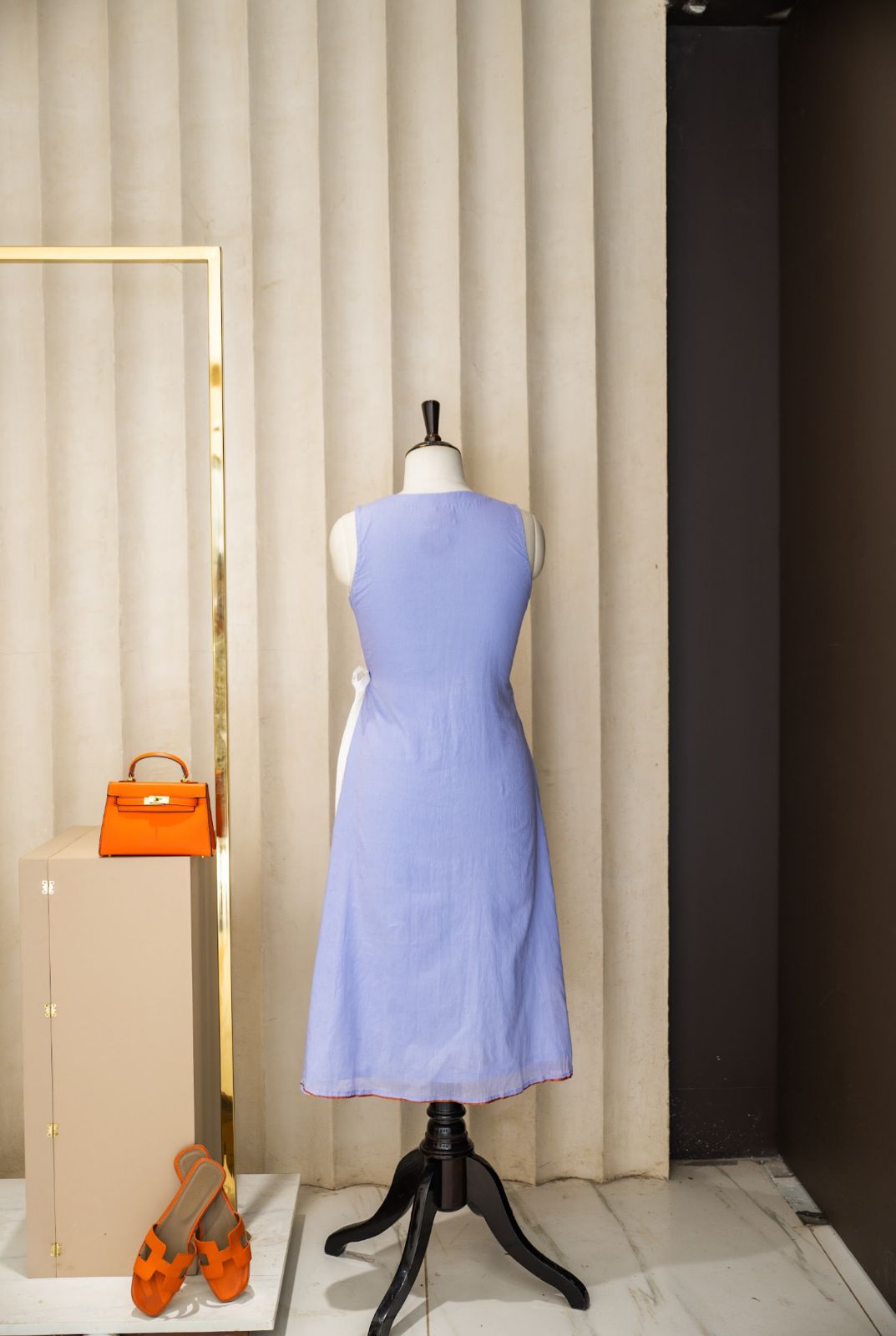 Lilac Drift Wrap Dress