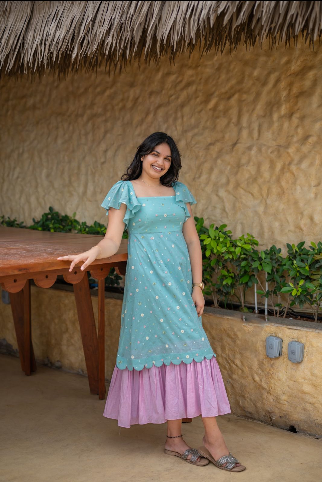 Garden Ruffle Dress