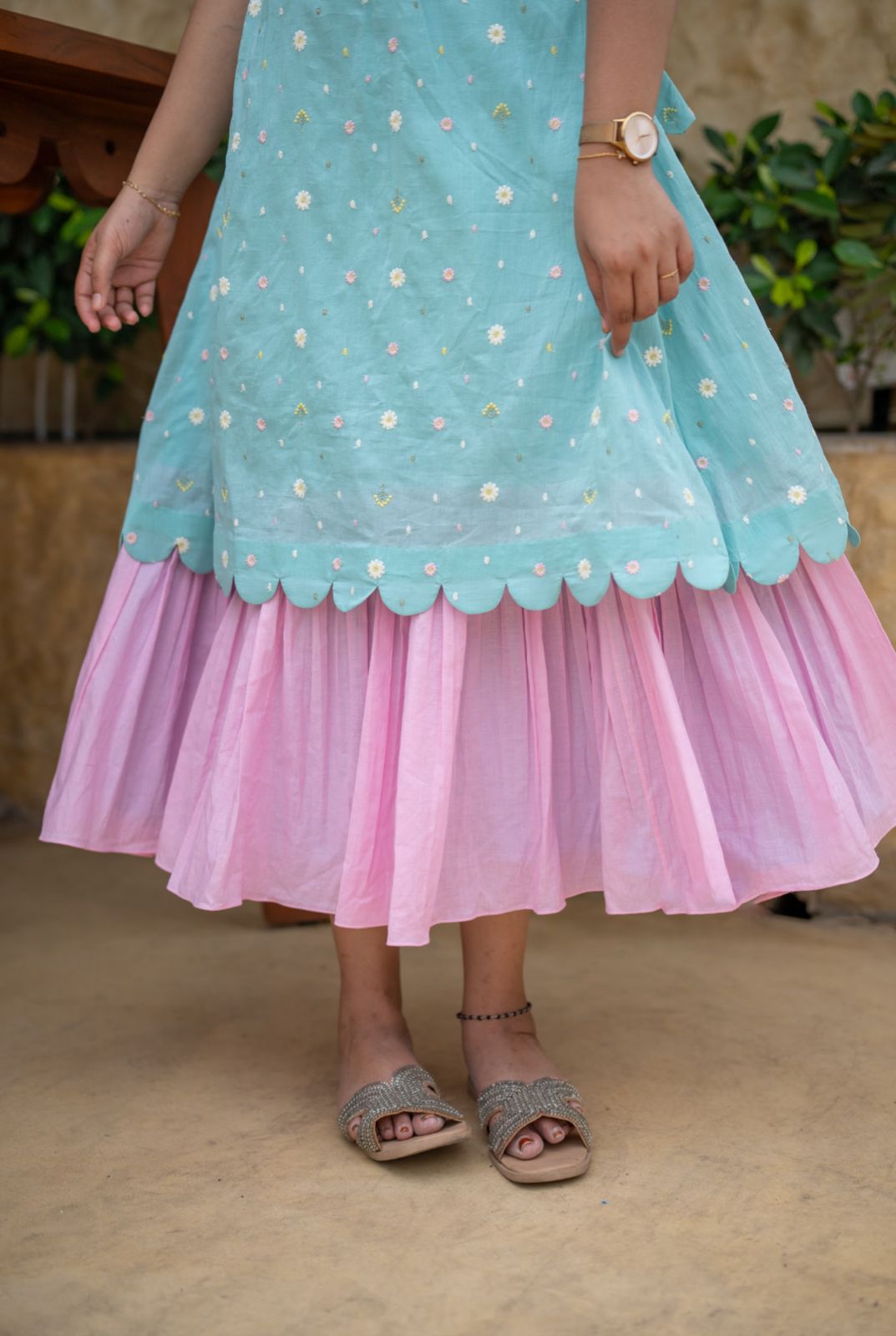 Garden Ruffle Dress