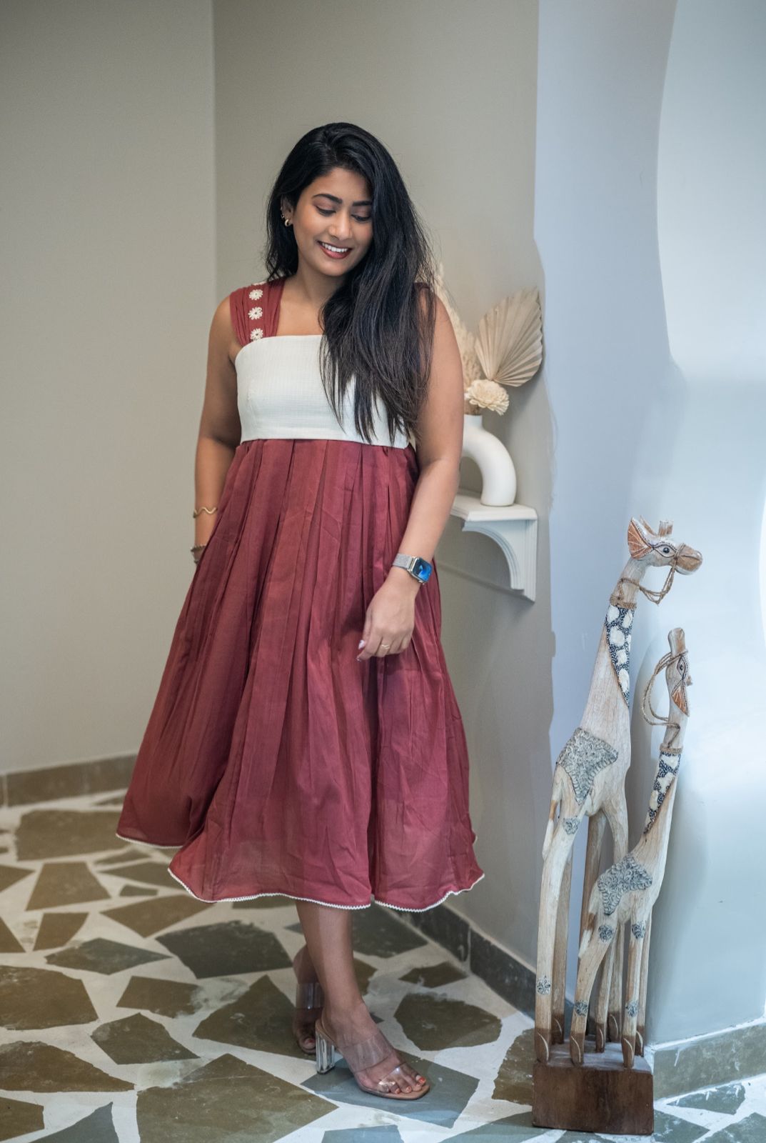 Gulnaar Stitch Dress