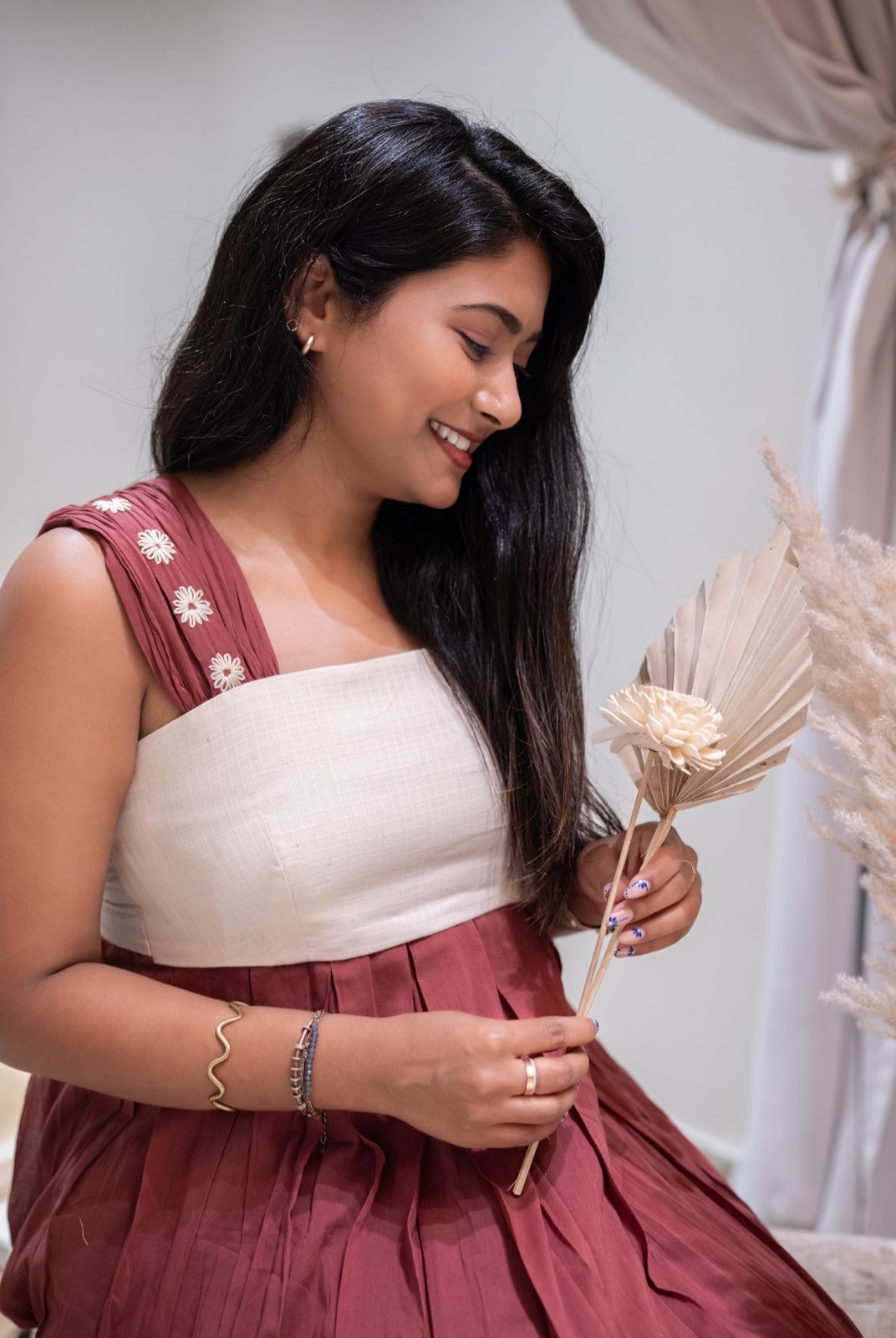 Gulnaar Stitch Dress