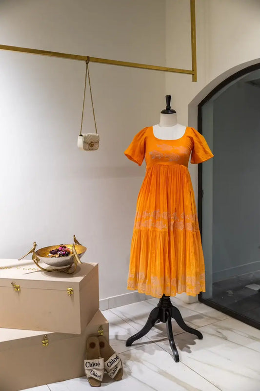 Tangerine Tide Dress