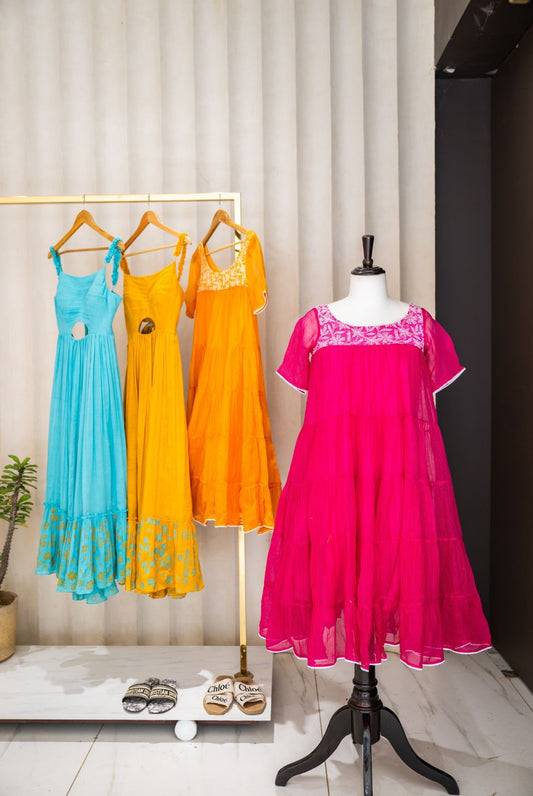 Orange Mirage Dress
