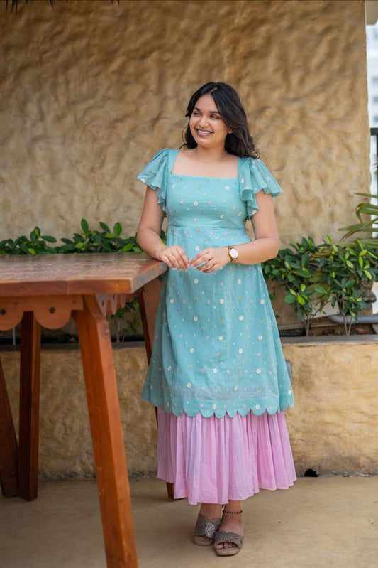 Garden Ruffle Dress