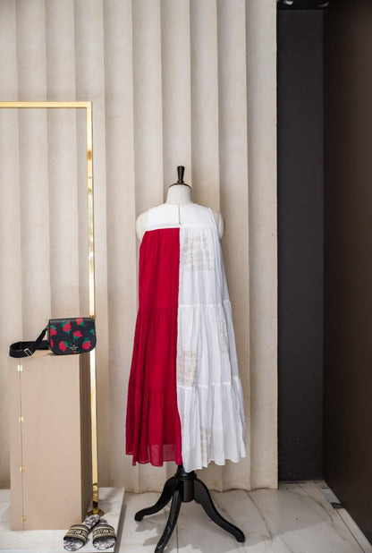 Two-Tone Song Dress